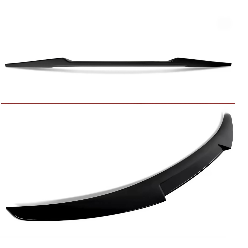 For BMW 4 Series G23 Convertible 2021-2024 M4 Style Rear Trunk Ducktail Spoiler Piano Black ABS