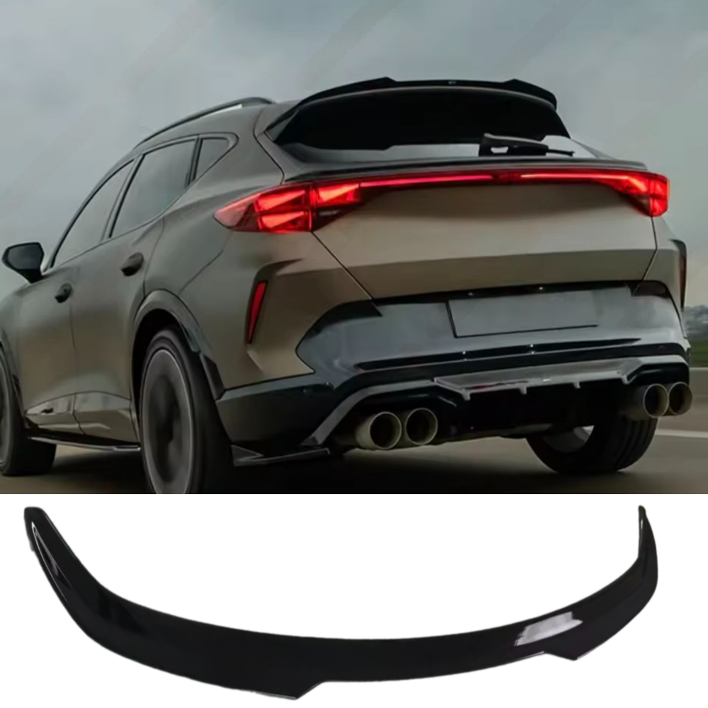 For Cupra Formentor MK1 Facelift Rear Spoiler 2024-2026 Piano Glossy Black ABS Plastic