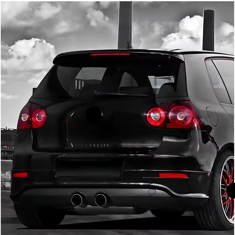 For VW Golf 5 Standard Edition TSI TDI FSI 2003-2009 Roof Spoiler Piano Black NOT FOR GTI Rear Window Roof Wing Sport Exterior Trim
