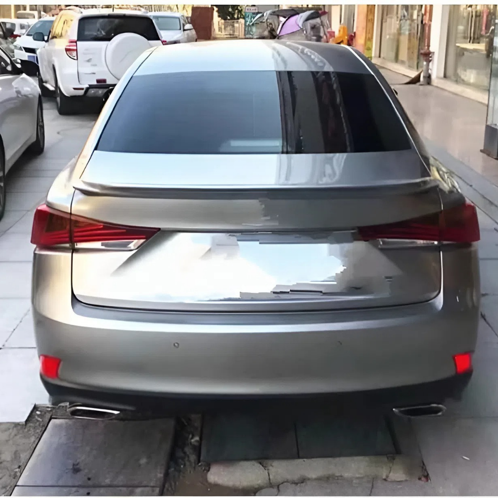 For Lexus IS200 IS250 IS300 IS350 Rear Spoiler 2012-2019 Piano Glossy Black ABS Plastic Sport Trunk Lip Wing Exterior Accessory
