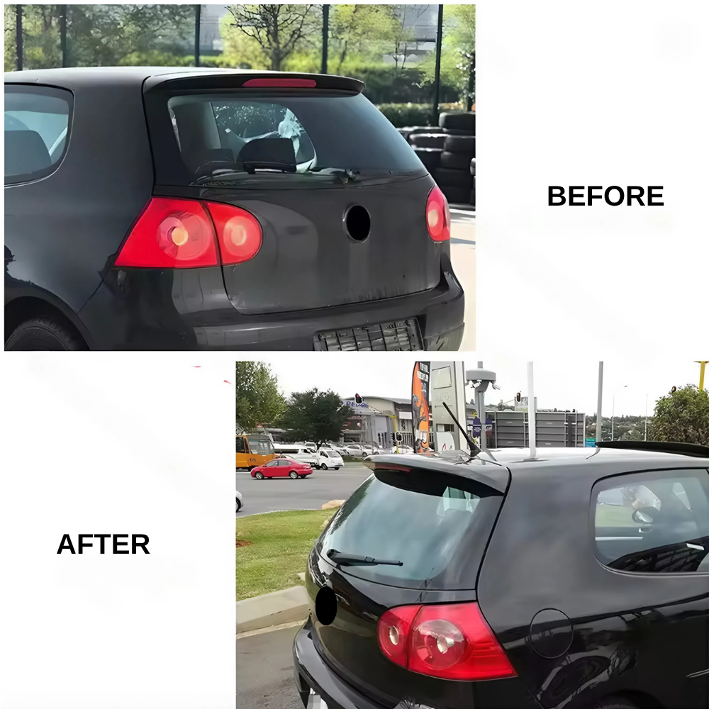 For VW Golf 5 Standard Edition TSI TDI FSI 2003-2009 Roof Spoiler Piano Black NOT FOR GTI Rear Window Roof Wing Sport Exterior Trim