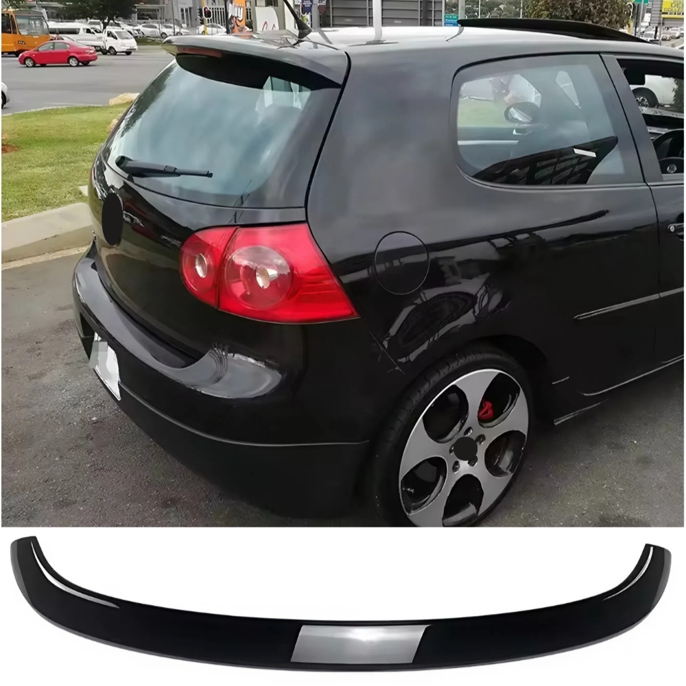 For VW Golf 5 Standard Edition TSI TDI FSI 2003-2009 Roof Spoiler Piano Black NOT FOR GTI Rear Window Roof Wing Sport Exterior Trim