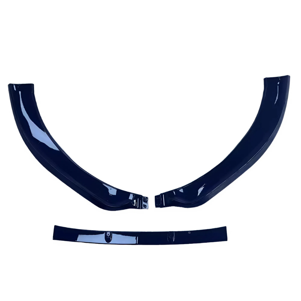 For Audi A3 8P Facelift Hatchback 3 Parts Front Lip 2008-2013 Piano Glossy Black ABS Plastic (Not For S3 S-Line) Front Bumper Splitter Body Kit