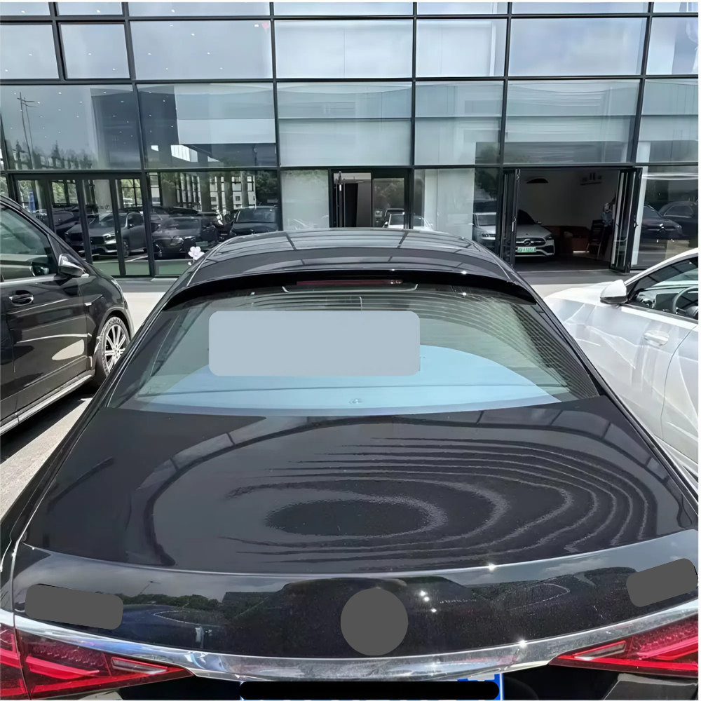 For Benz W223 S Class S350 S400 S450 S500 S480 S680 2021 - 2024 Glossy Black Car Roof Spoiler Wing ABS Plastic