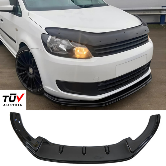 Compatible With VW Caddy MK3 Facelift 2010-2015 Front Splitter With ABE TÜV