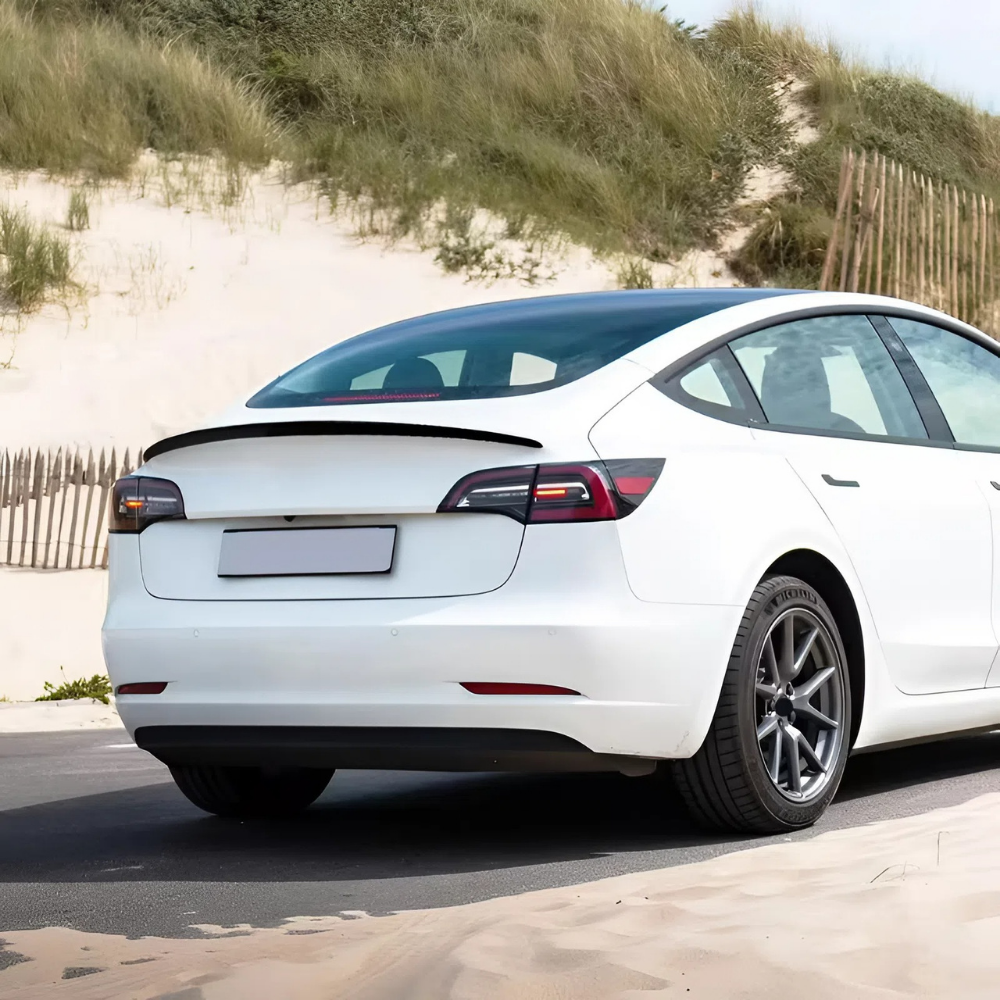 Rear Spoiler for Tesla Model 3 Original Factory Style Piano Black 2017-2022 AutoVision