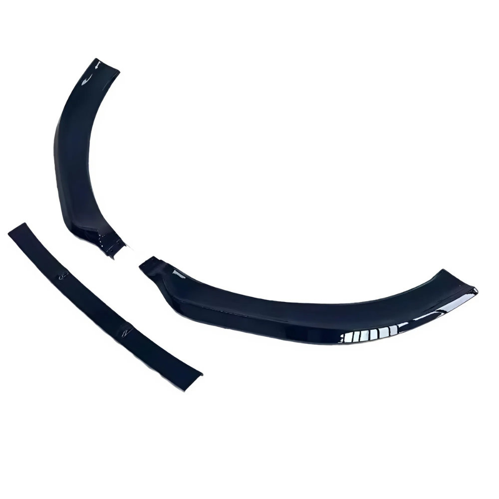 For Audi A3 8P Facelift Hatchback 3 Parts Front Lip 2008-2013 Piano Glossy Black ABS Plastic (Not For S3 S-Line) Front Bumper Splitter Body Kit
