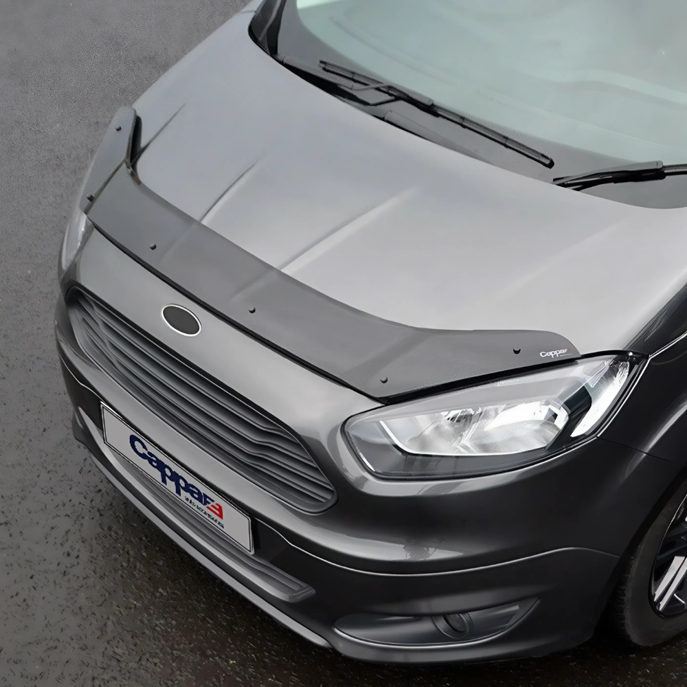 Bonnet Protector Wind Deflector for Ford Transit / Tourneo Courier 2014–2018 Front Hood Bug Guard