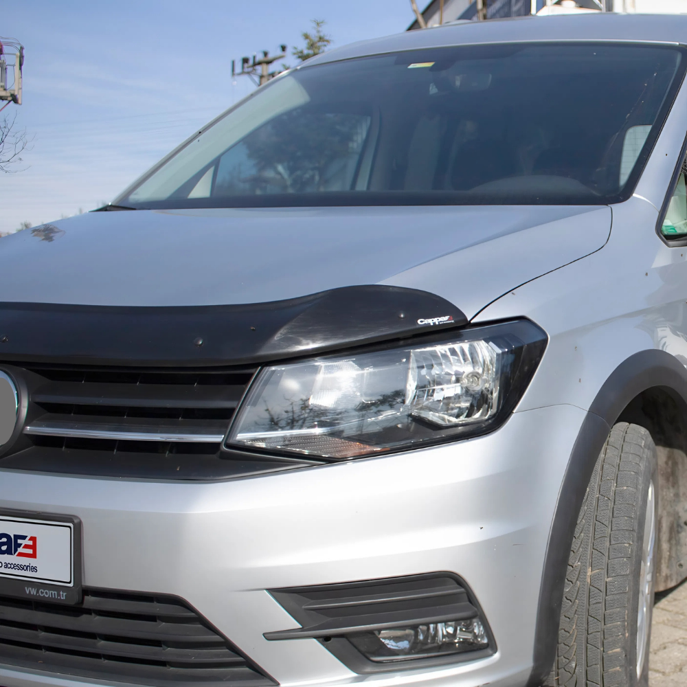 Bonnet Protector Wind Deflector for Volkswagen Caddy IV 2015–2020 Front Hood Bug Guard