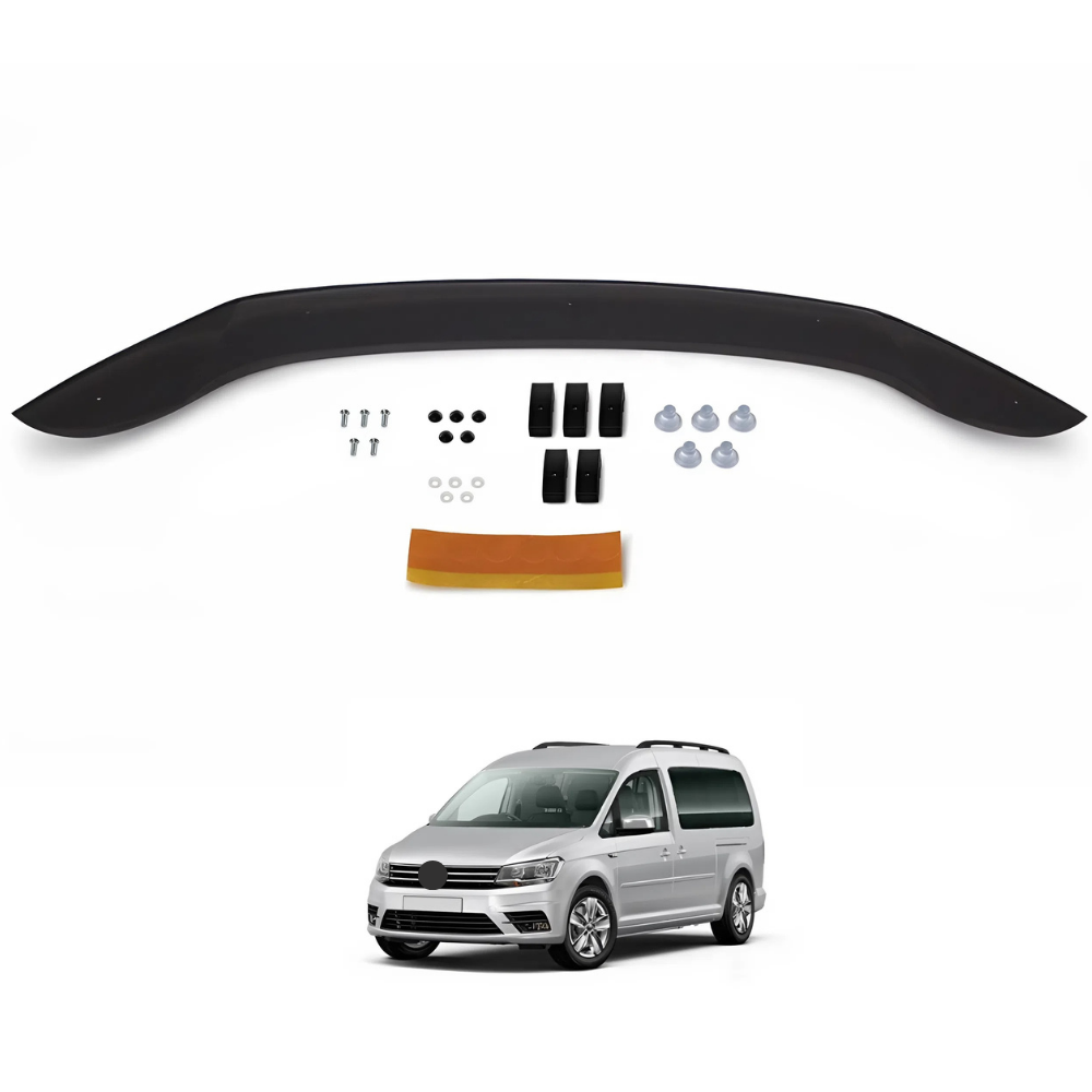 Bonnet Protector Wind Deflector for Volkswagen Caddy IV 2015–2020 Front Hood Bug Guard