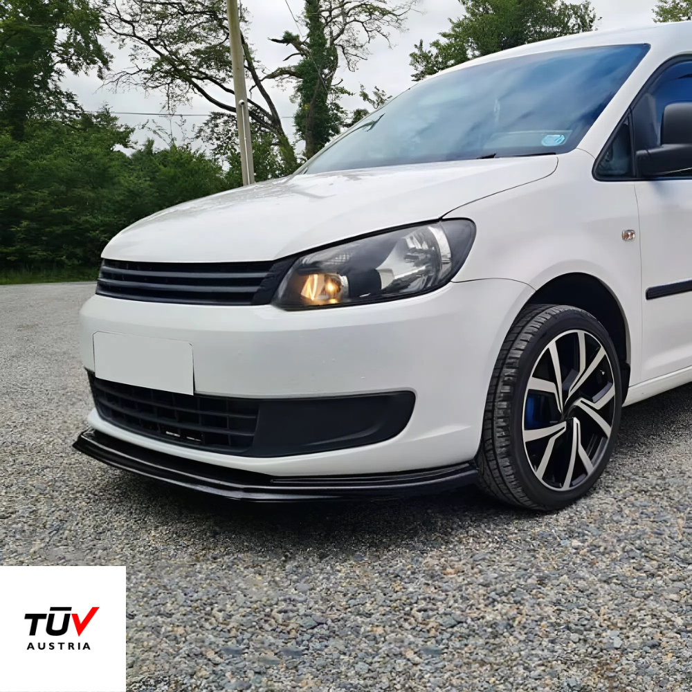 Compatible With VW Caddy MK3 Facelift 2010-2015 Front Splitter With ABE TÜV