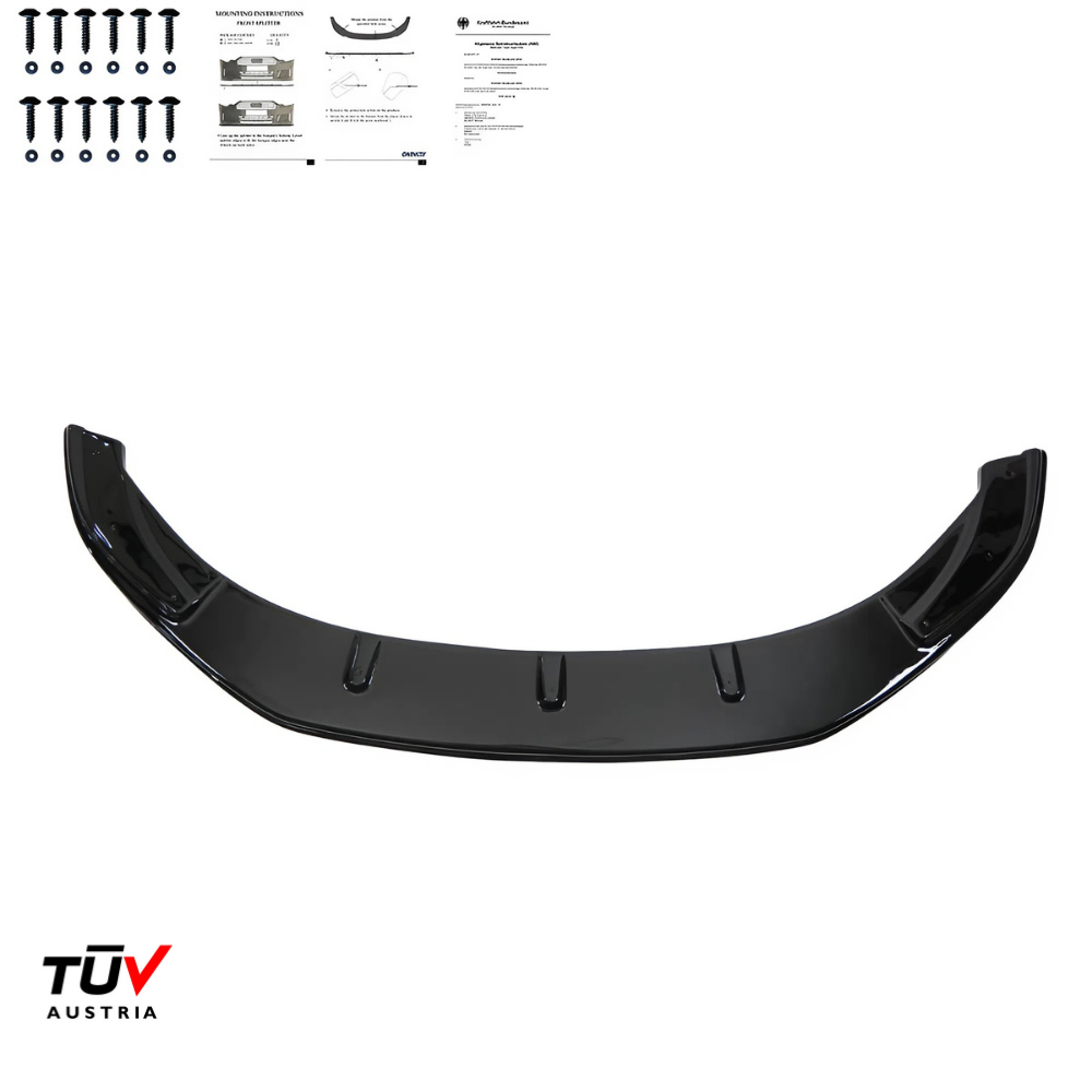 Compatible With VW Caddy MK4 2015-2021 Front Splitter With ABE TÜV