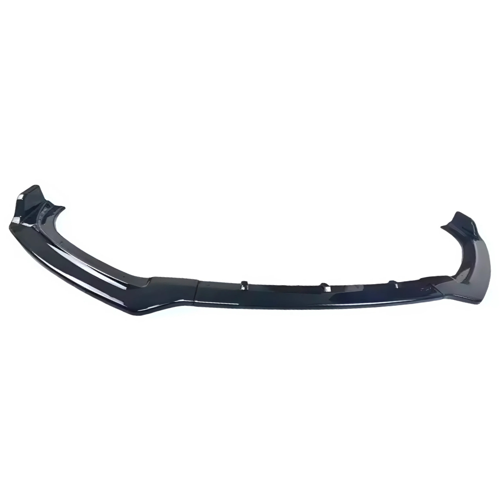 For AUDI A6(C7) S-Line Sedan/Avant 3 Parts Front Lip 2014-2017 Piano Glossy Black ABS Plastic