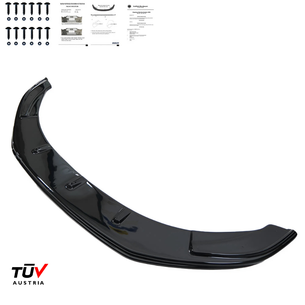 Compatible With VW Caddy MK4 2015-2021 Front Splitter With ABE TÜV