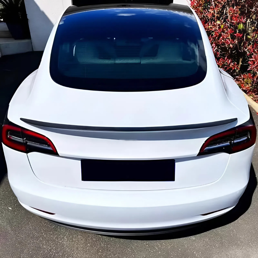 Rear Spoiler for Tesla Model 3 Original Factory Style Piano Black 2017-2022 AutoVision