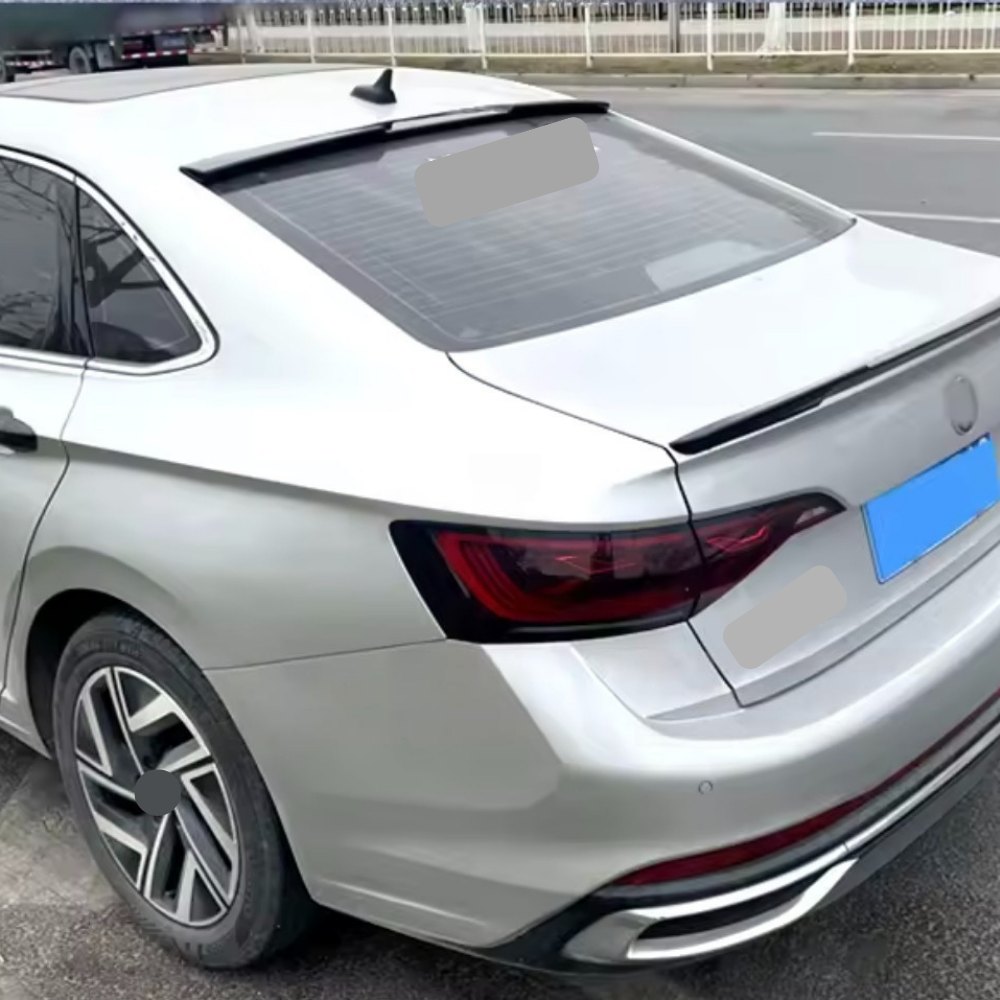 For VW Jetta MK7 2019-2024 M4 Style Roof Spoiler Piano Black ABS Plastic Easy Installation