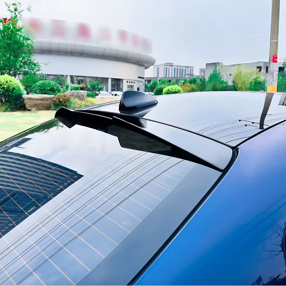For Alfa Romeo Giulia 2015+ Roof Spoiler Piano Black ABS Plastic Sport Style Exterior Trim