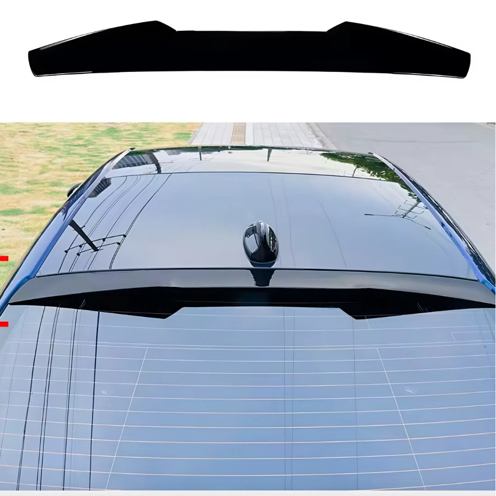 For Alfa Romeo Giulia 2015+ Roof Spoiler Piano Black ABS Plastic Sport Style Exterior Trim