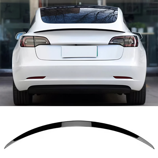 Rear Spoiler for Tesla Model 3 Original Factory Style Piano Black 2017-2022 AutoVision