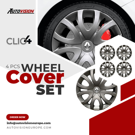 Wheel Cover for Renault Clio 4 IV / 15" R15 Hubcaps Wheel Hub 4pcs