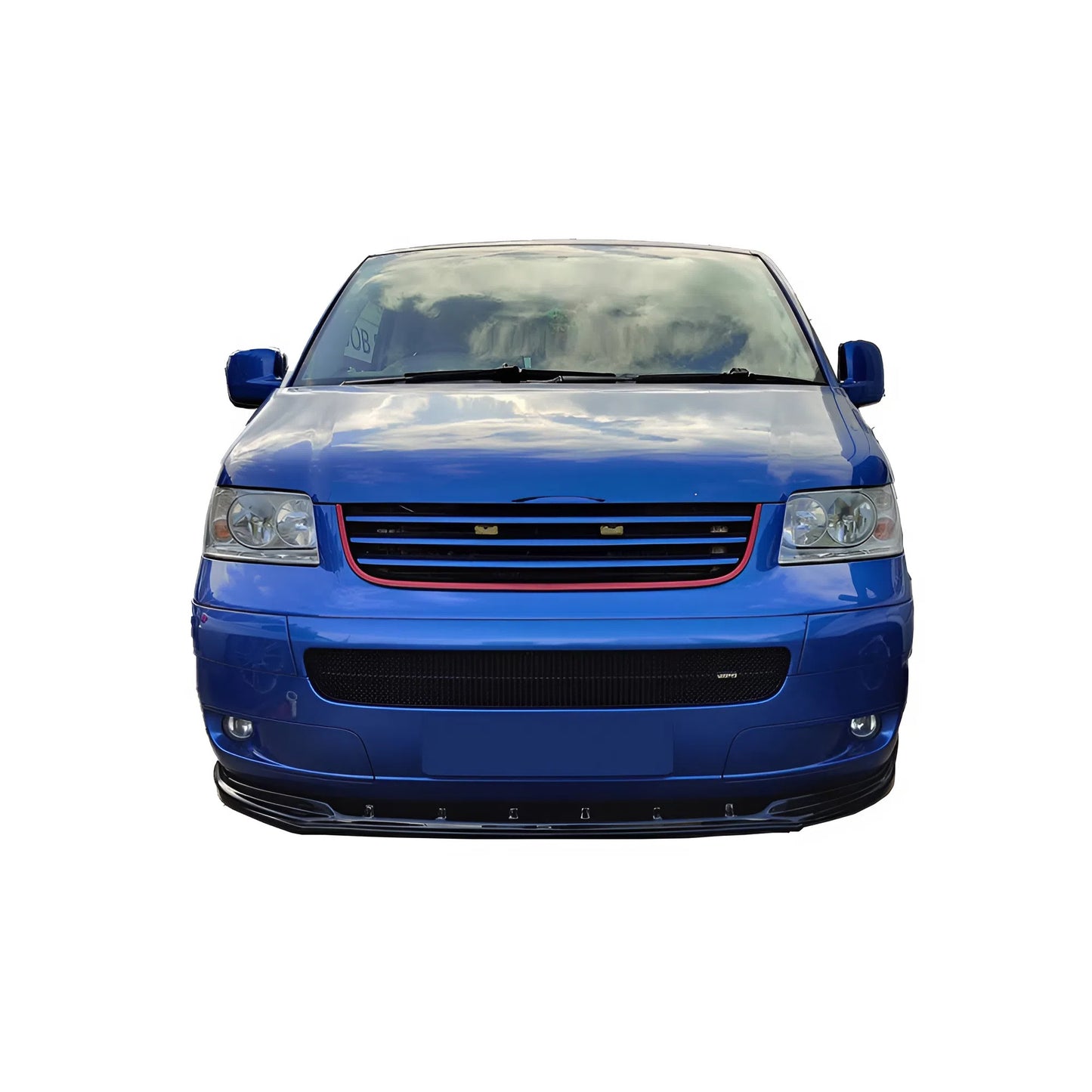 For VW Transporter T5 2003-2009 Front Splitter Lip Glossy Black Sport Bumper Extension Exterior Upgrade