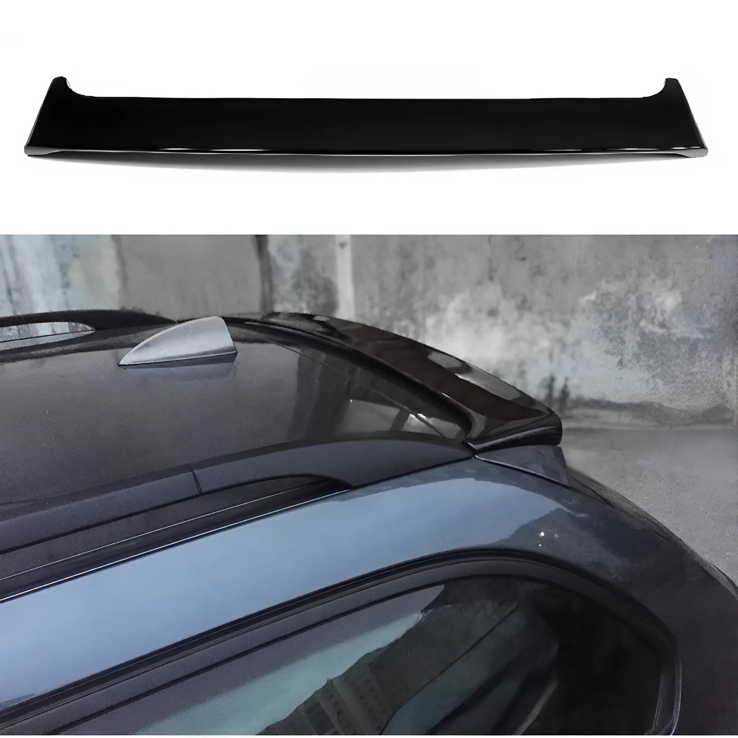 For BMW 5 Series E61 Touring 2004-2009 High Quality Glossy Black Rear Spoiler ABS Plastic Sport Style Aerodynamic Easy Installation
