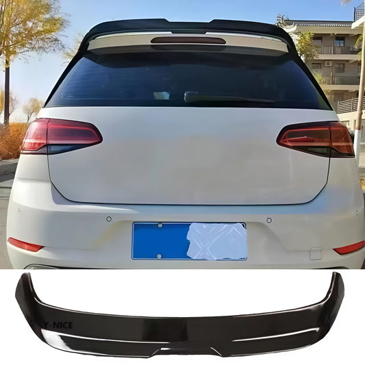Vw Golf 7 MK7 TDI/TSI/Standart Roof Spoiler 2013-2019 Gloss Black Sporty Design Aerodynamic Not Compatible With GTI Models