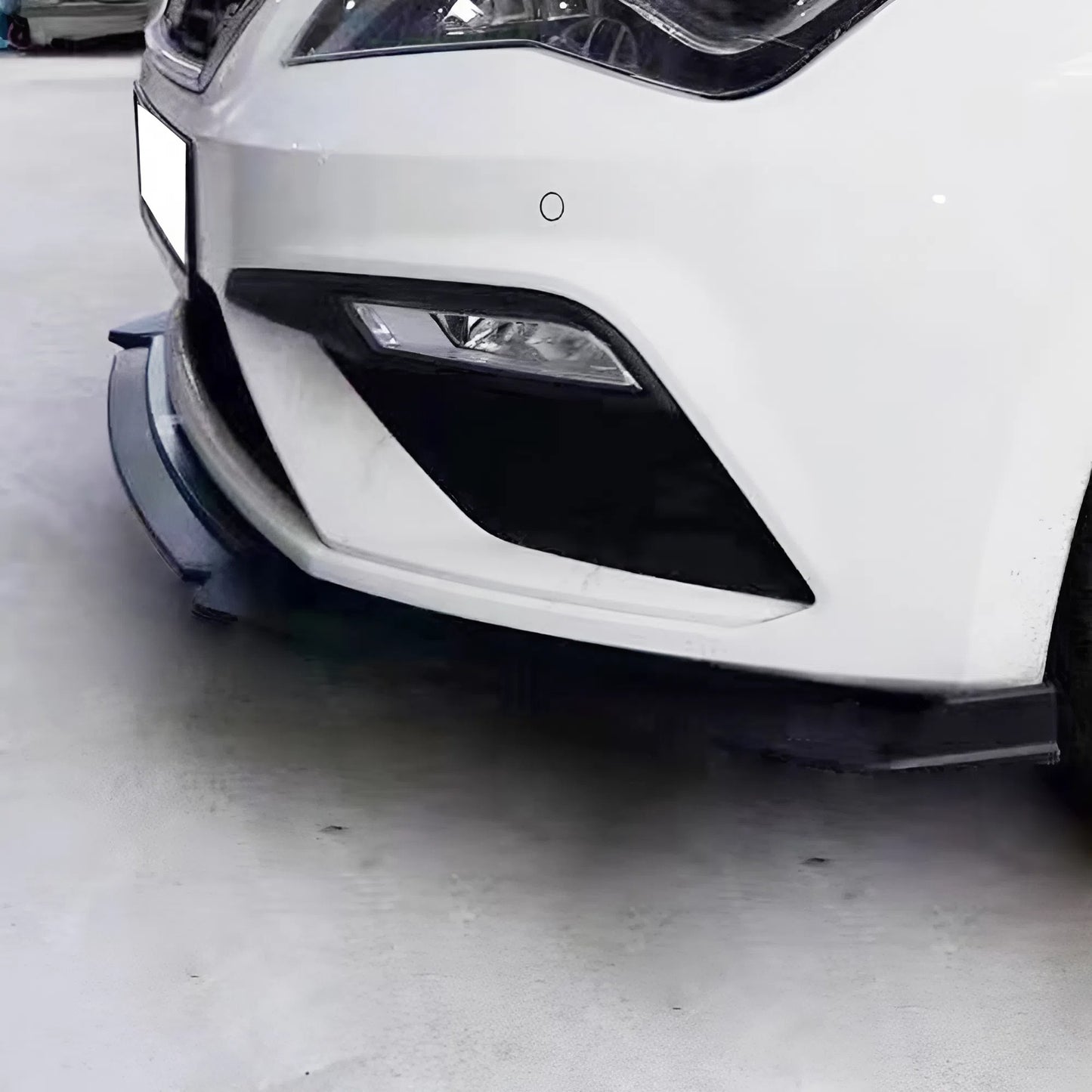 For SEAT Leon MK3 5F Gloss Black 2017-2020 Front Splitter Lip 3PCS Sport Style Bumper Extension Durable ABS Plastic