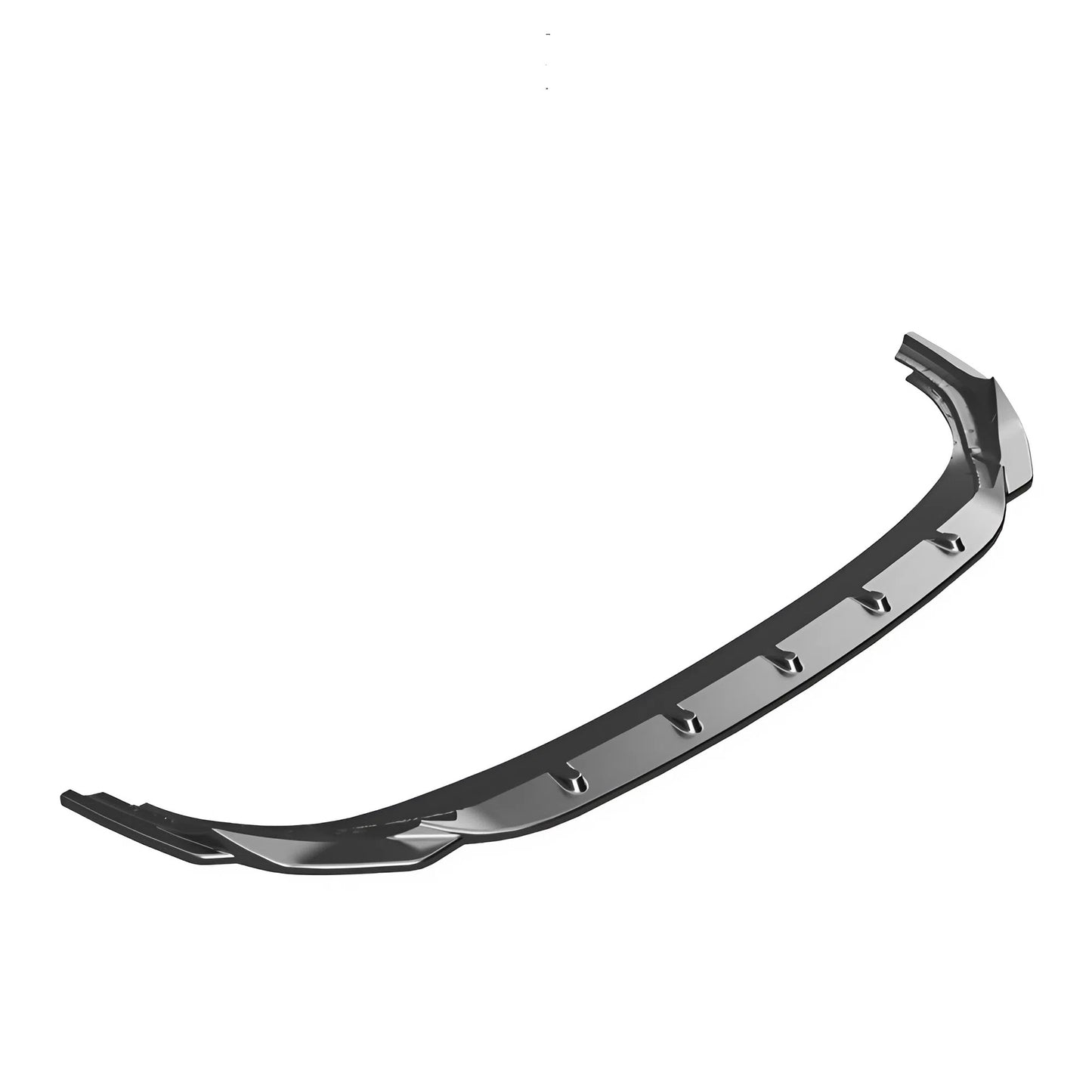 For VW Golf MK8 R 2020-2024 Front Splitter Lip Black ABS Plastic Sport Bumper Extension Easy Installation