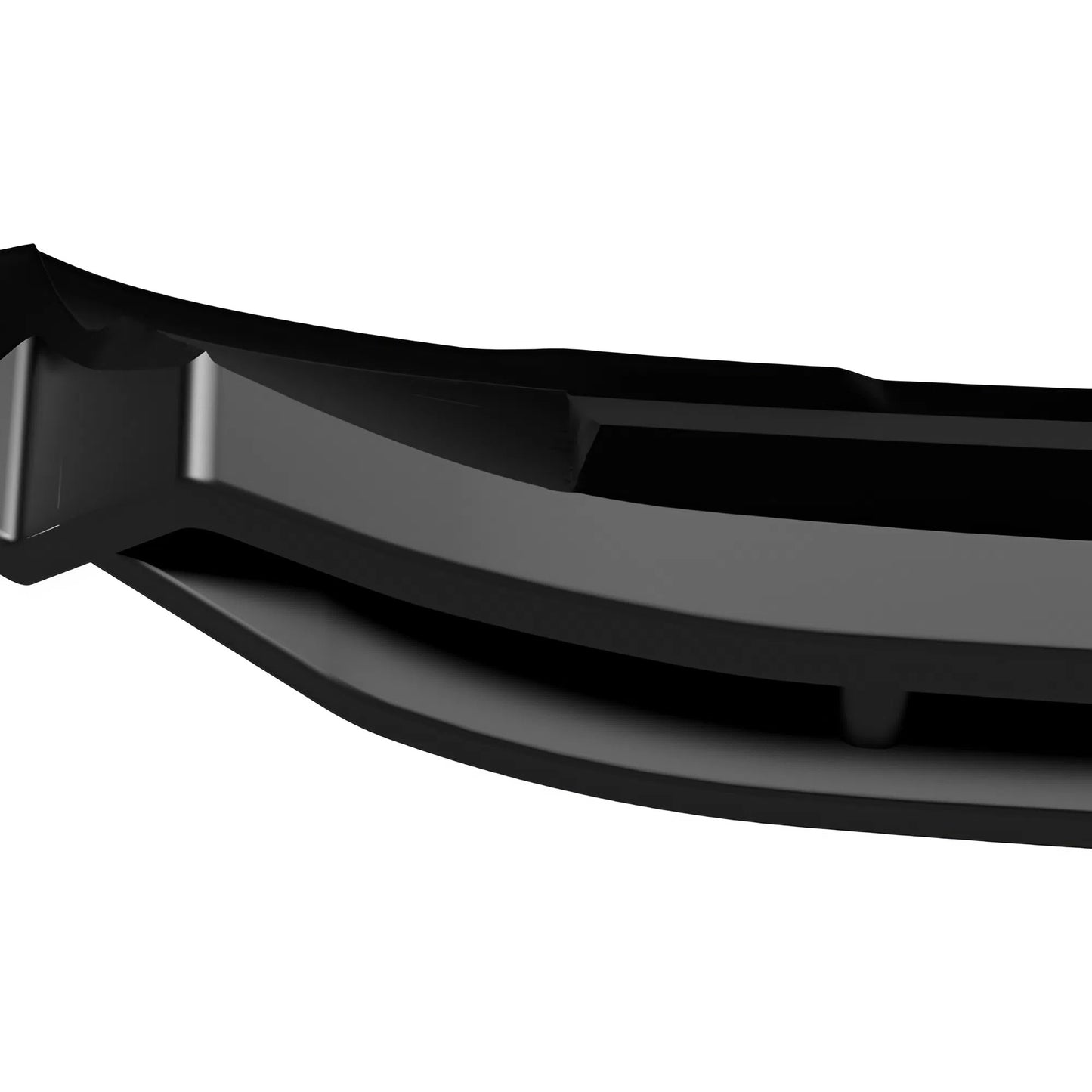 For VW Touareg MK3 R-Line 2018-2023 Front Splitter 2PCS Gloss Black ABS Plastic Sport Design Easy Installation