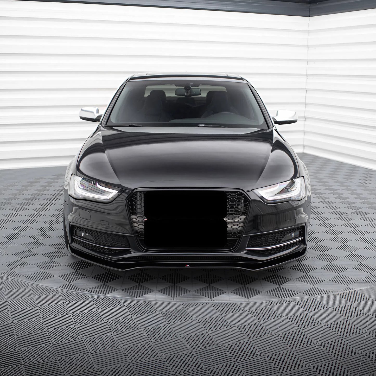 For AUDI S4 B8 Facelift 2012-2015 Front Splitter / AUDI A4 S-Line B8 Facelift 2011-2015 Front Splitter