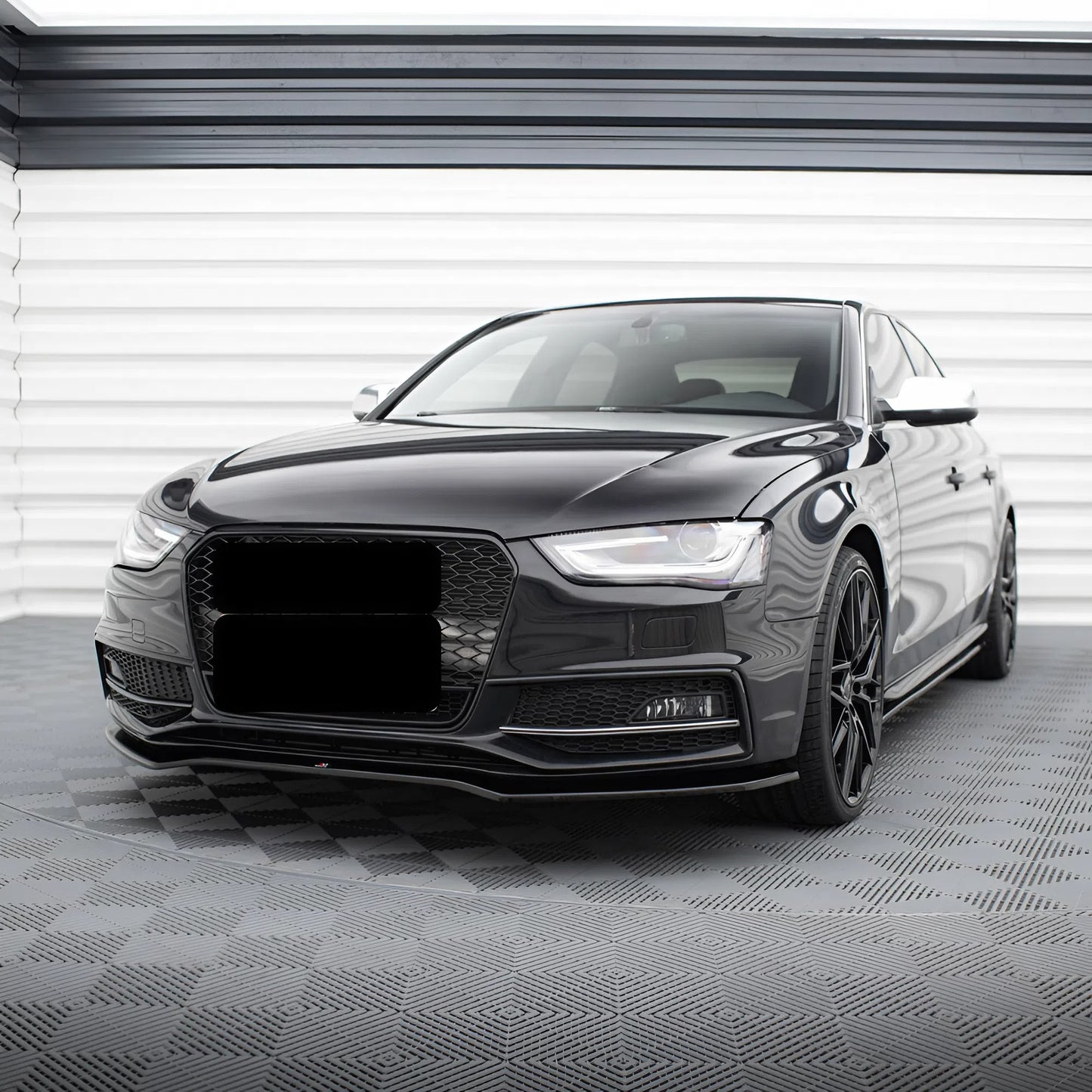 For AUDI S4 B8 Facelift 2012-2015 Front Splitter / AUDI A4 S-Line B8 Facelift 2011-2015 Front Splitter