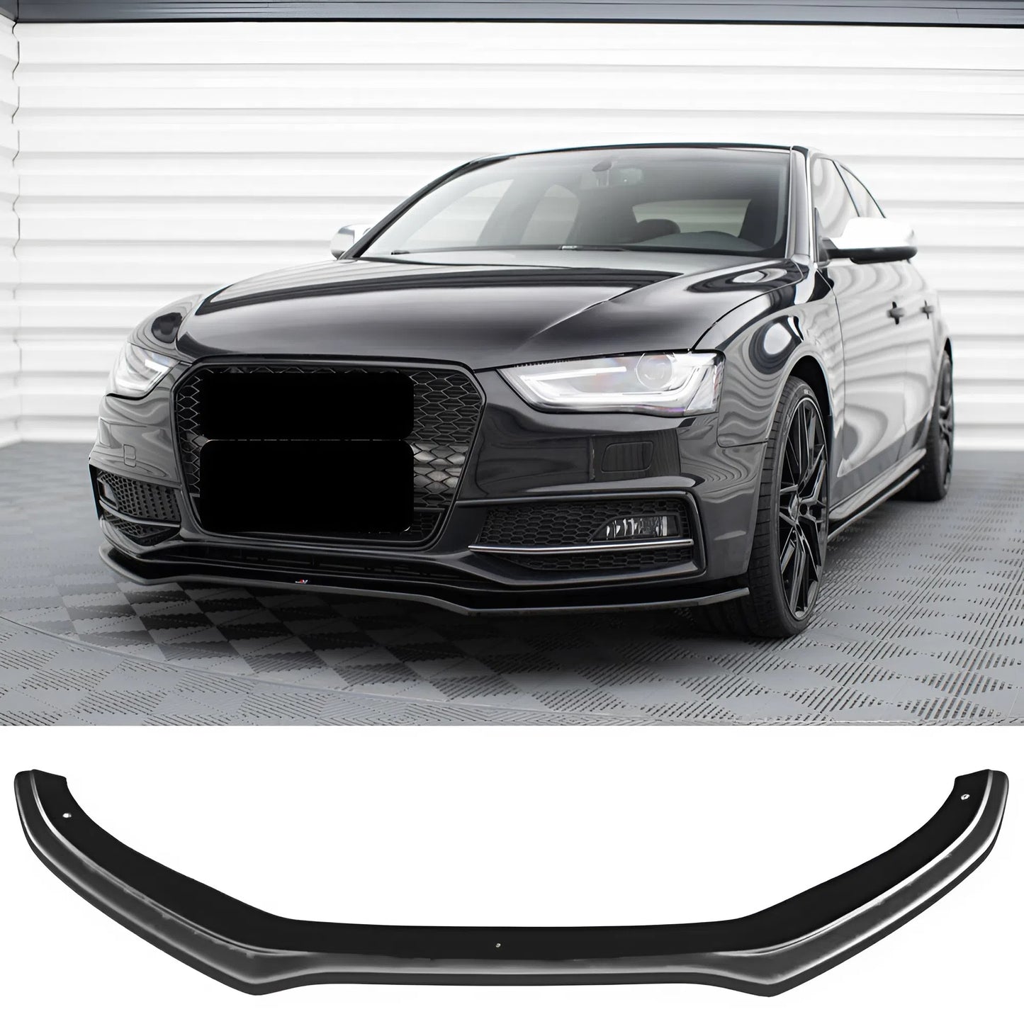 For AUDI S4 B8 Facelift 2012-2015 Front Splitter / AUDI A4 S-Line B8 Facelift 2011-2015 Front Splitter