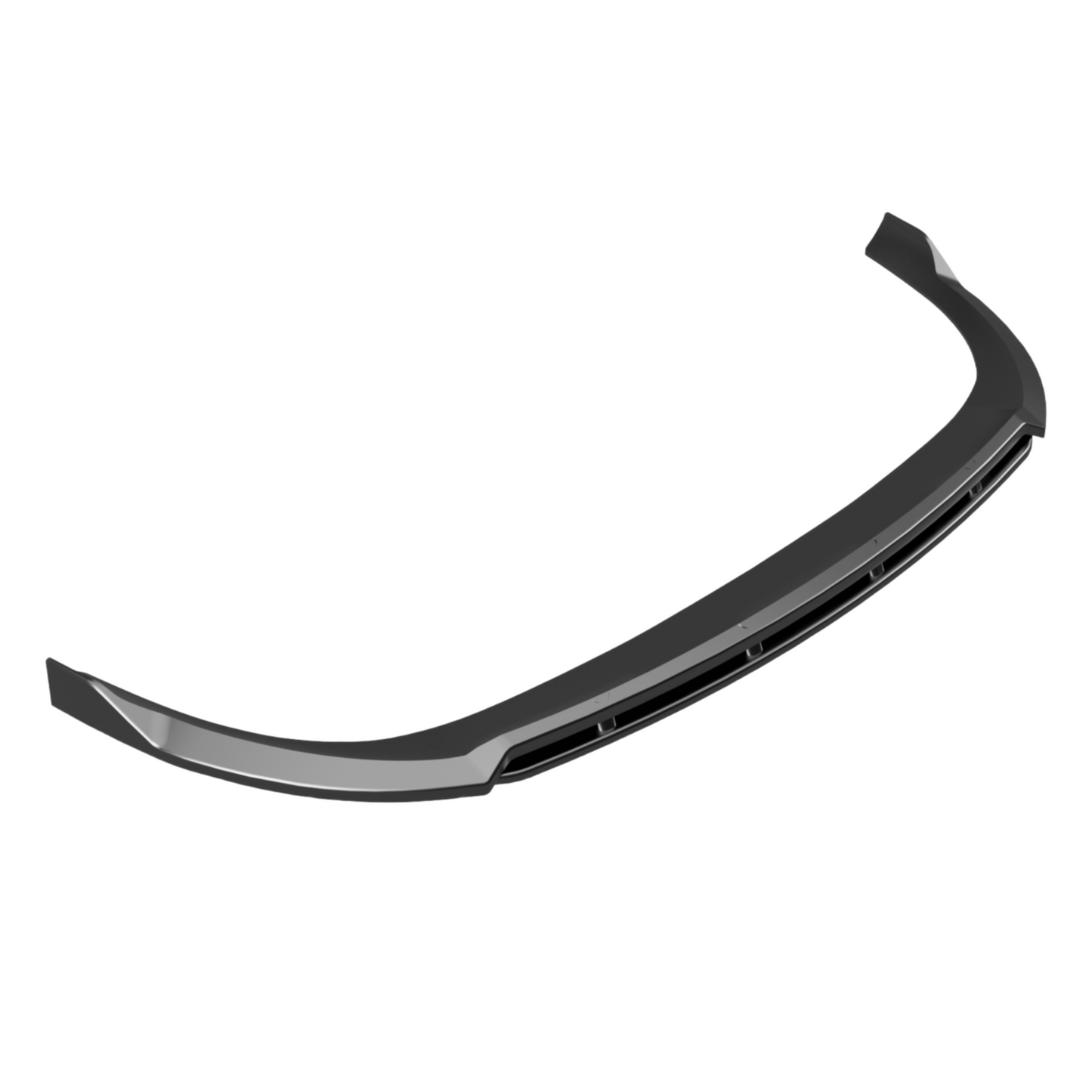 For RENAULT Trafic 2022+ Front Splitter 2PCS Gloss Black ABS Plastic Sport Design Easy Installation