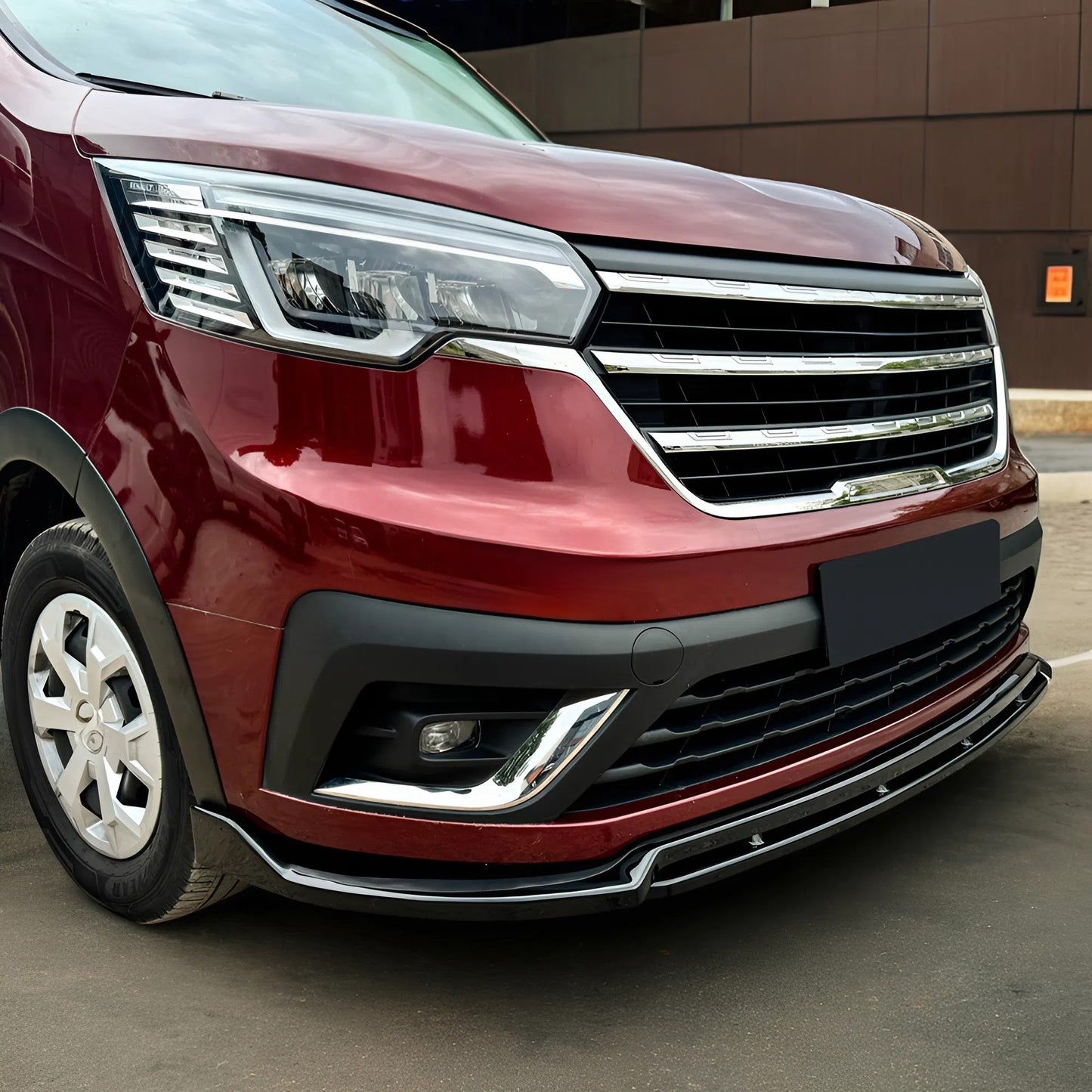 For RENAULT Trafic 2022+ Front Splitter 2PCS Gloss Black ABS Plastic Sport Design Easy Installation