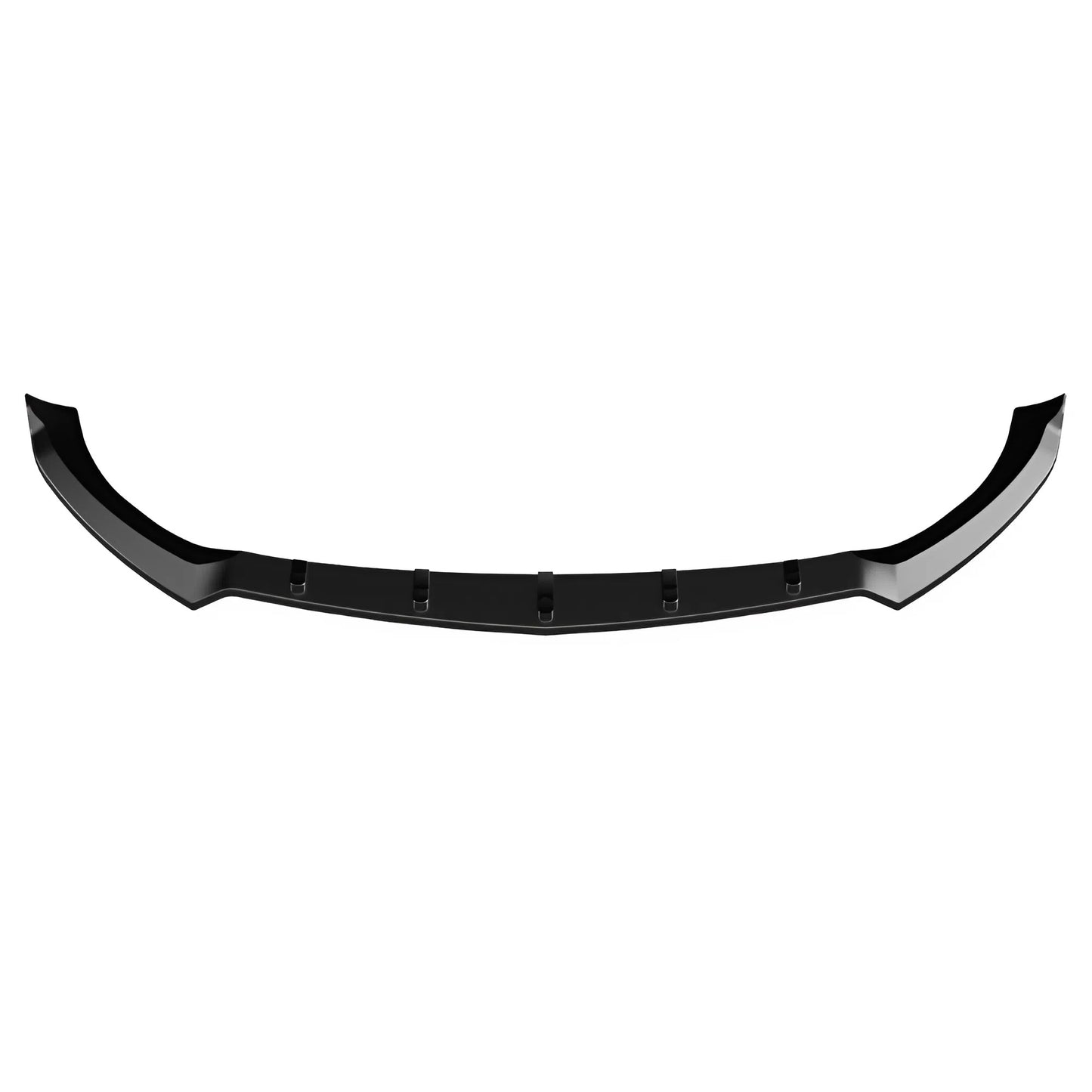 For Mercedes CLA Coupe AMG-Line C118 2019+ Front Splitter Gloss Black ABS Plastic Sport Design Easy Installation