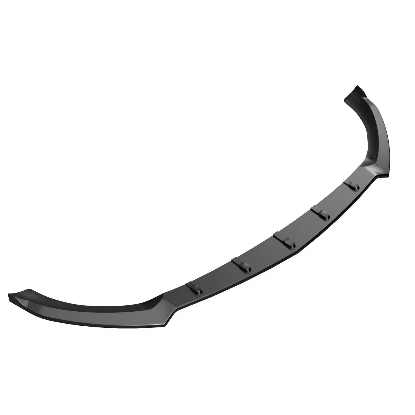 For Mercedes CLA Coupe AMG-Line C118 2019+ Front Splitter Gloss Black ABS Plastic Sport Design Easy Installation