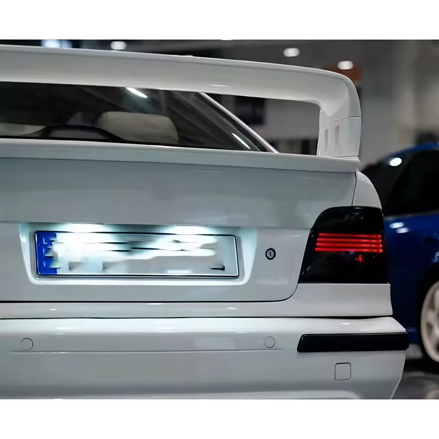 For BMW 5 Series E39 GT Style Double Layers Rear Spoiler 1997-2003 Glossy Black ABS Plastic Sport Design