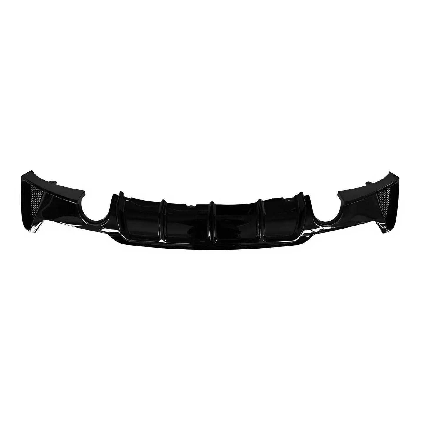 For BMW 4 Series F32 F33 F36 MP Style Rear Lip 2014-2020 Right And Left 1 Exhaust Pipe Gloss Black ABS Rear Diffuser