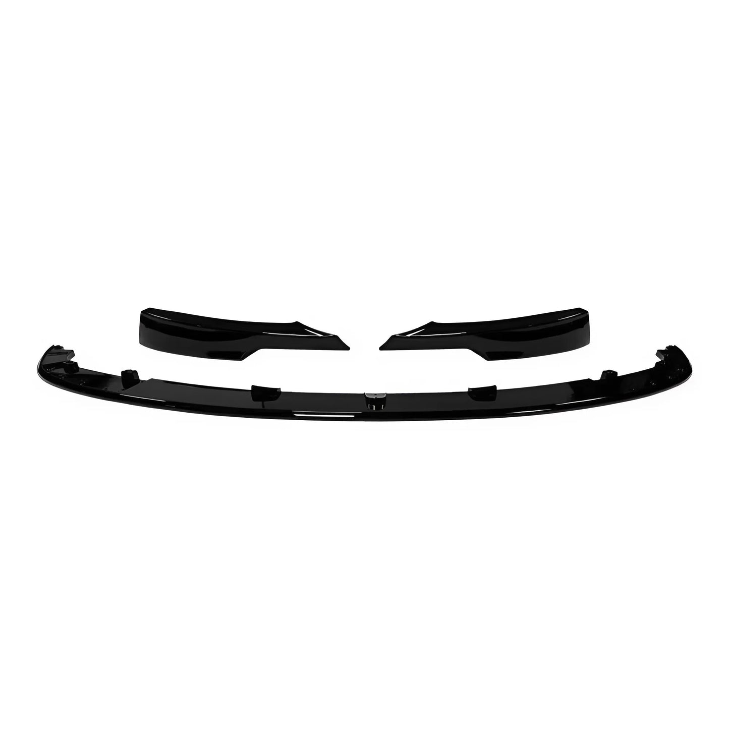 For BMW 3 Series E90 LCI MP Style Front Lip 2009-2012 Glossy Black 4 Pcs ABS Front Bumper Splitter