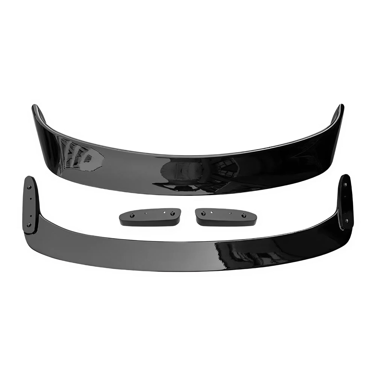 For BMW 3 Series E90 Double Layers Rear Spoiler 2005-2012 Glossy Black ABS Trunk Wing