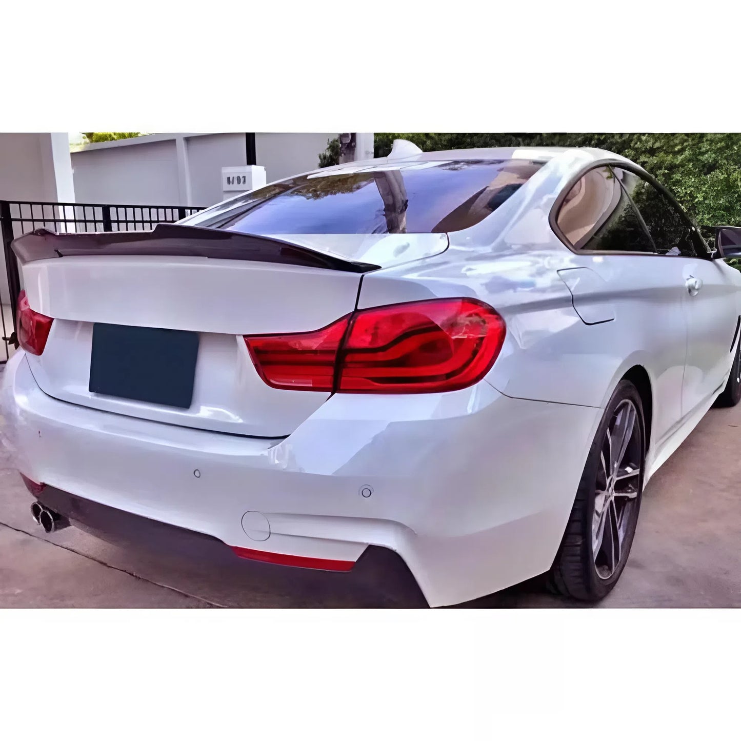 For BMW 4 Series F32 PSM Style 2 Doors Rear Spoiler 2014-2020 Glossy Black ABS Trunk Wing