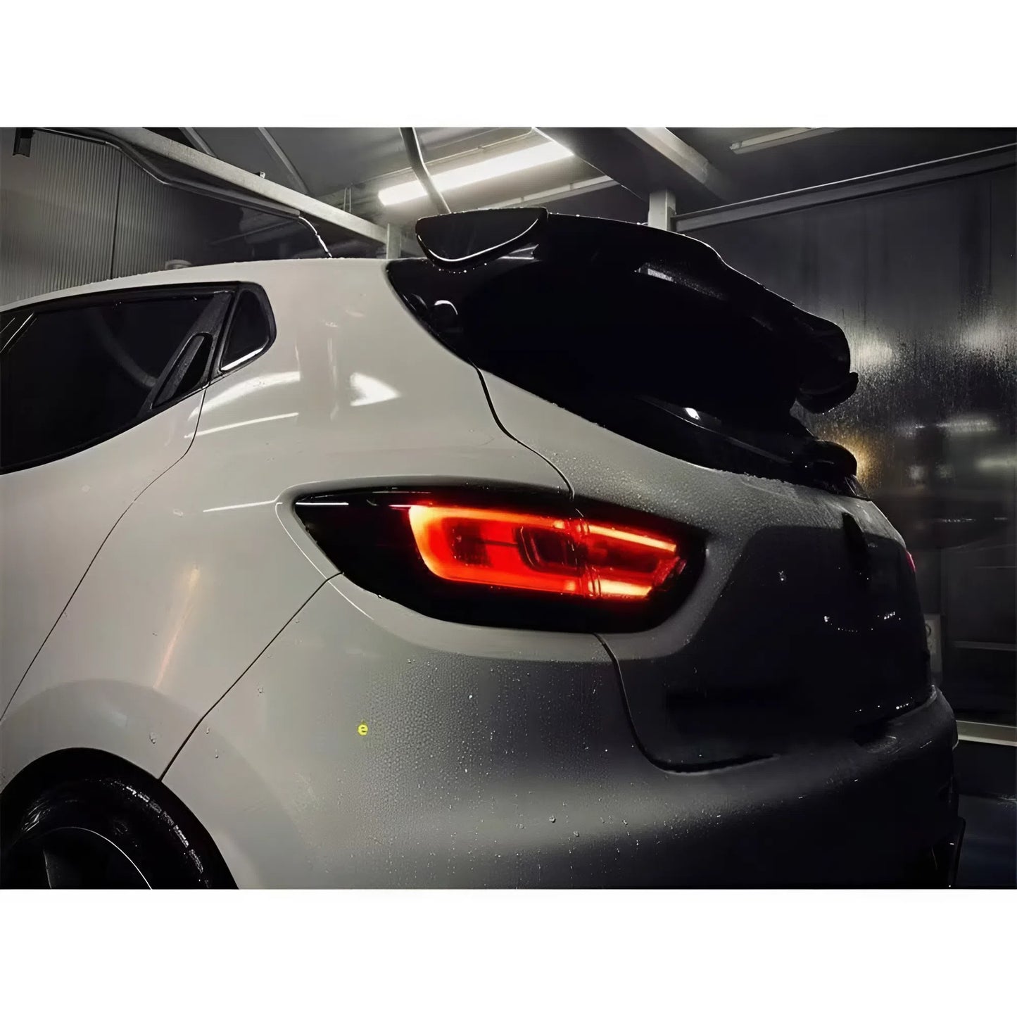 1 Generation Universal Infinite Style Rear Spoiler For Hatchback Glossy Black ABS Roof Wing