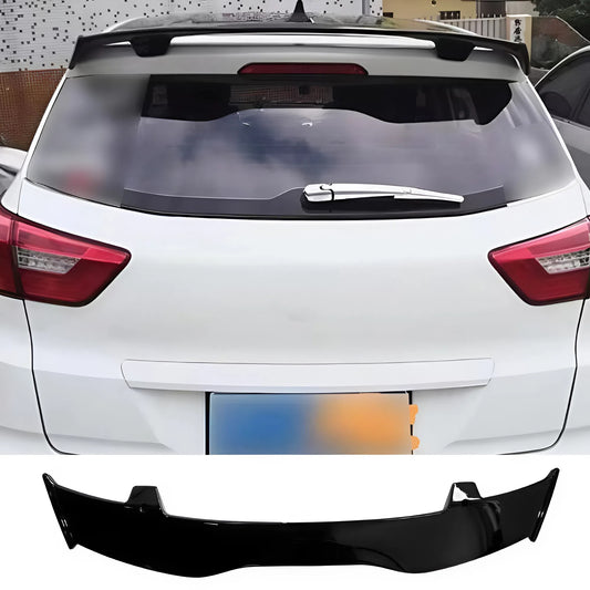 1 Generation Universal Infinite Style Rear Spoiler For Hatchback Glossy Black ABS Roof Wing