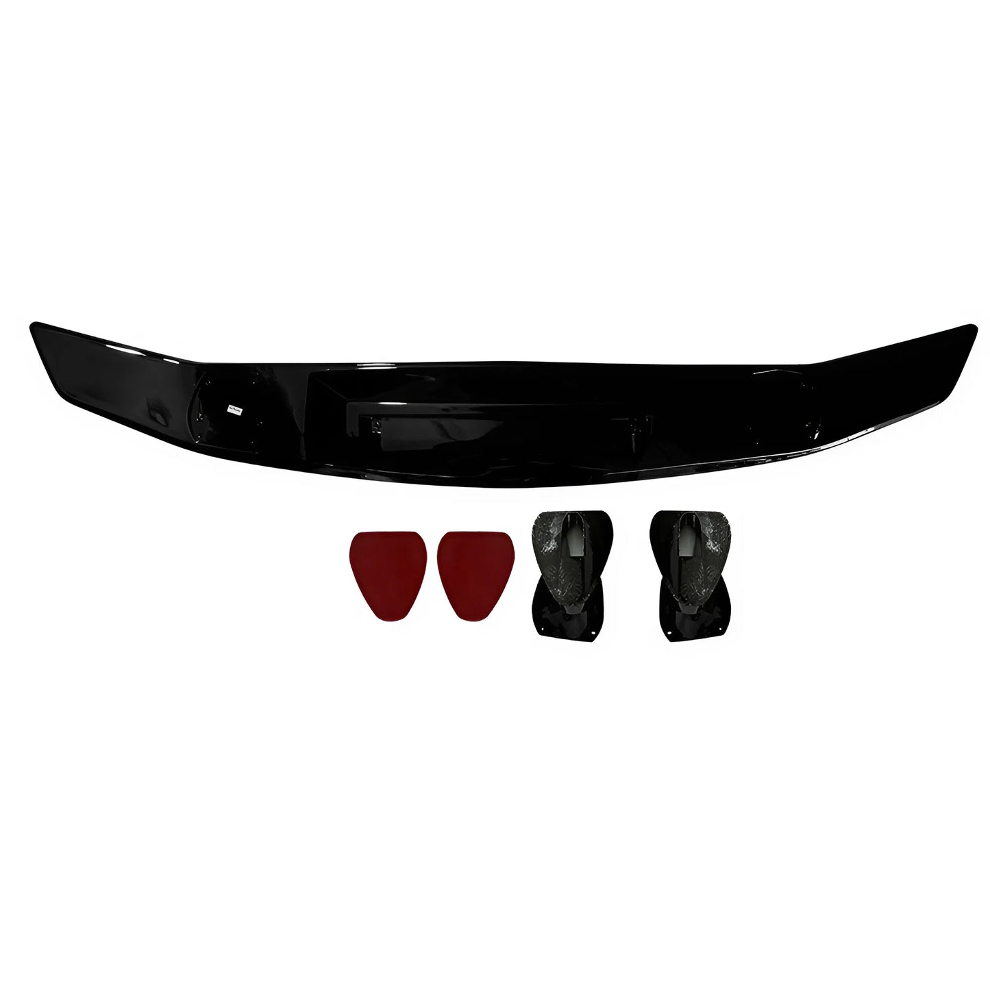 For Honda Civic Sedan 10th Generation 2016–2020 Rear Spoiler Glossy Black ABS Trunk Wing