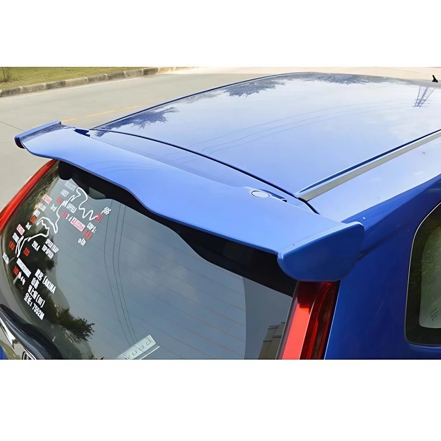 For Honda Fit Jazz Hatchback GK5 2014-2019 Factory Style ABS Spoiler Wing Glossy Black Rear Roof Spoiler
