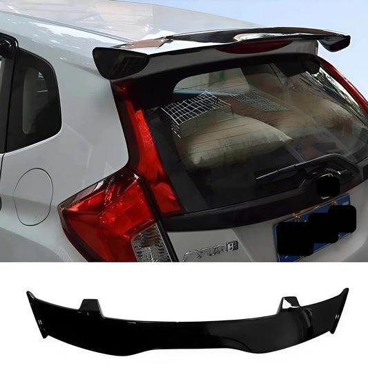 For Honda Fit Jazz Hatchback GK5 2014-2019 Factory Style ABS Spoiler Wing Glossy Black Rear Roof Spoiler