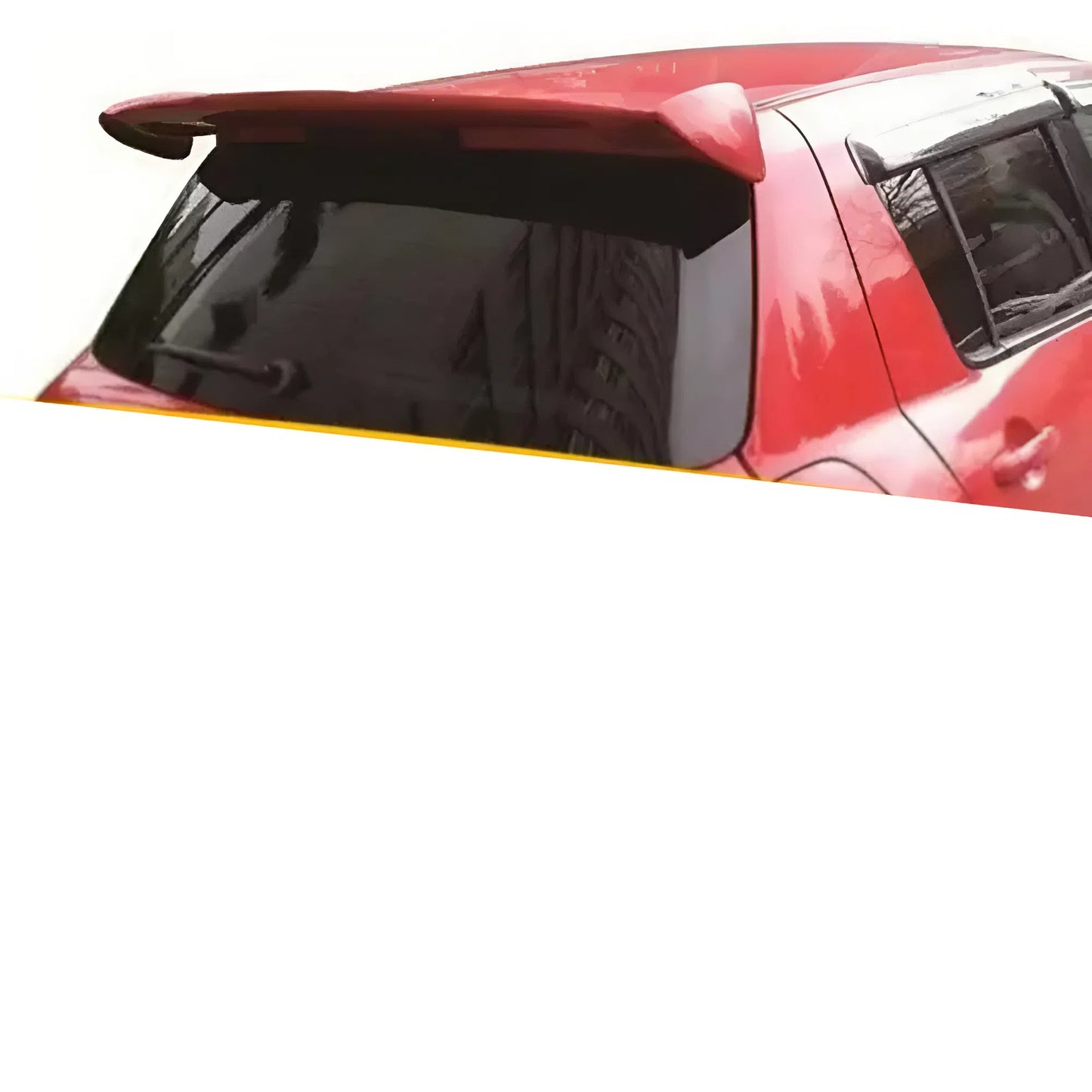 Compatible With Audi, BMW, Mercedes, Jaguar, Porsche, Bentley, Toyota, Lexus, Mini, Land Rover, Skoda, Volkswagen, Kia, MG, Ford, Hyundai, Honda, Tata, Mahindra Roof Spoiler 111x26x12cm Gloss Black ABS Universal Rear Wing