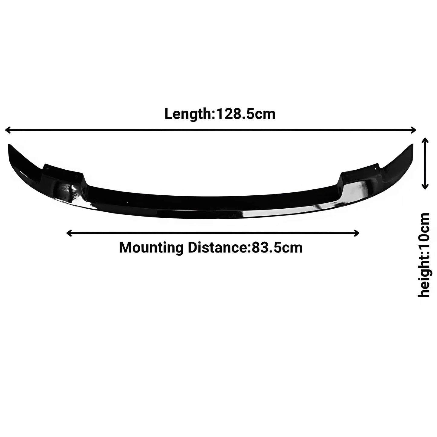 For BMW X4 X6 F12 F16 F26 E71 2015-2019 Rear Spoiler Glossy Black ABS Plastic Sport Style Trunk Wing Aerodynamic Design Easy Installation