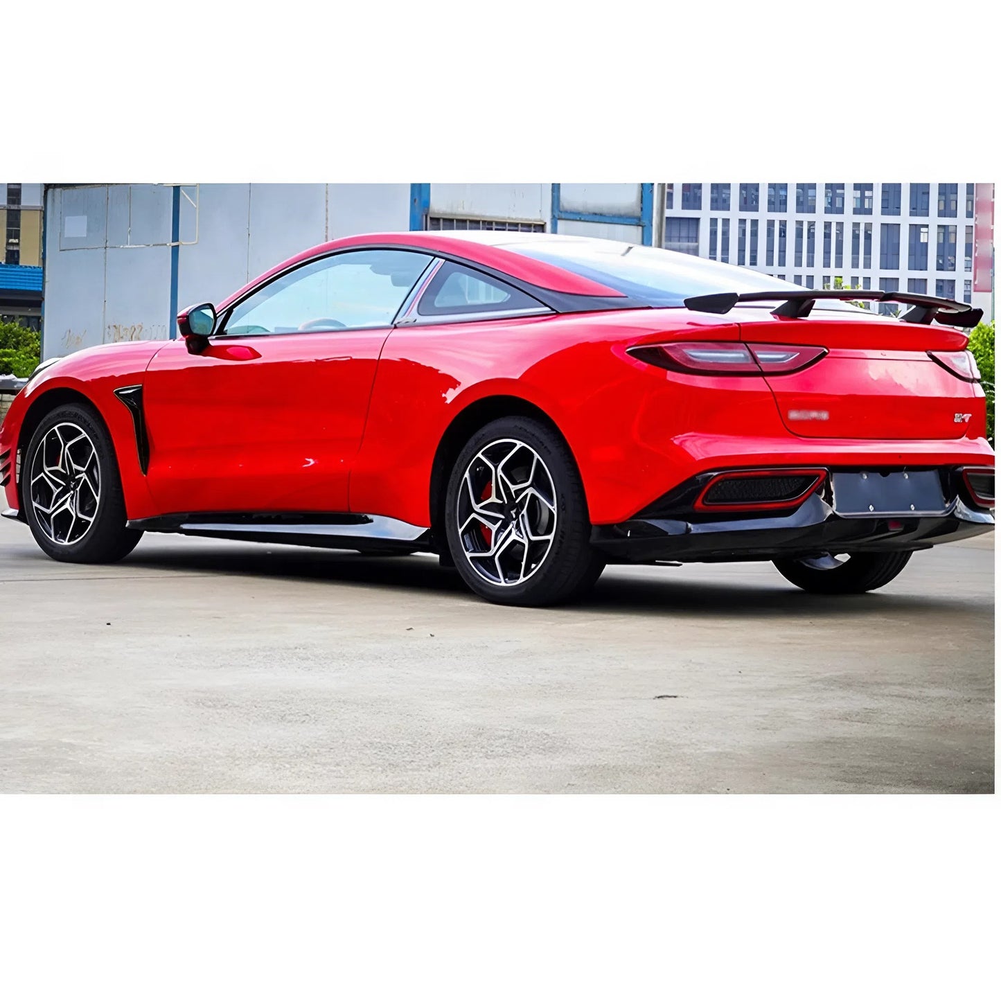 For Neta GT Sports Car 2023-2024 Tail Trunk Spoiler Glossy Black ABS Rear Wing Sport Style Aerodynamic Design Easy Installation
